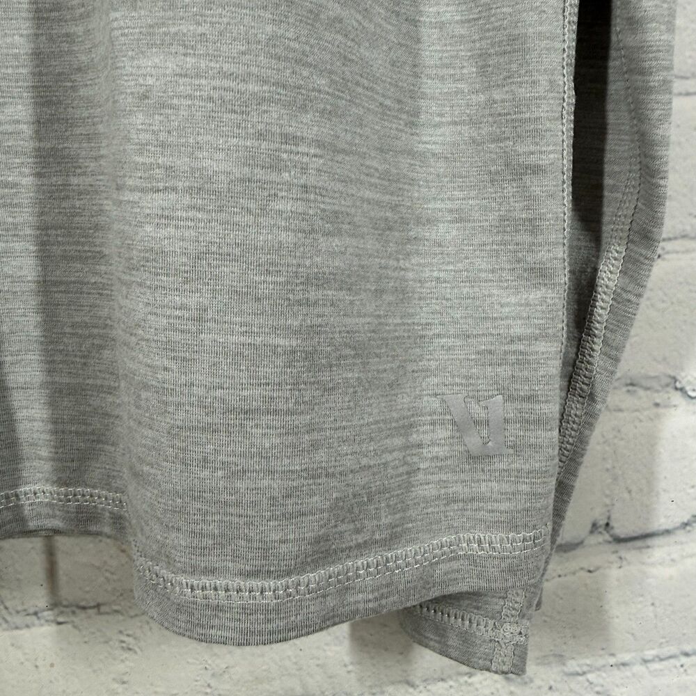 Vuori Ease Performance Half Zip 2.0 Pullover Men Large Grey Active Gym Golf - Picture 7 of 15